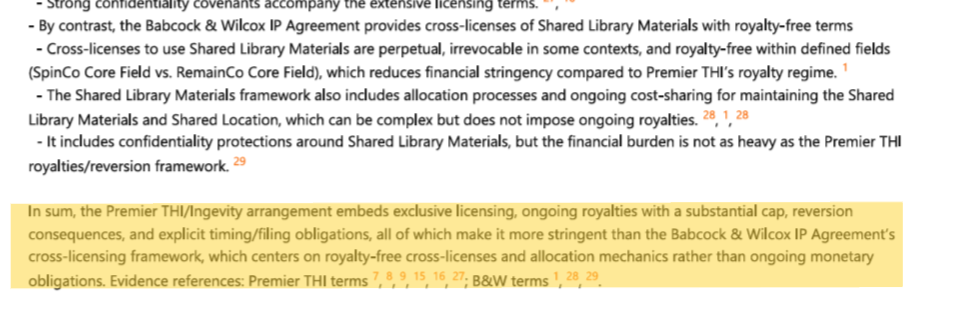 Cassandra cited reasoning screenshot.