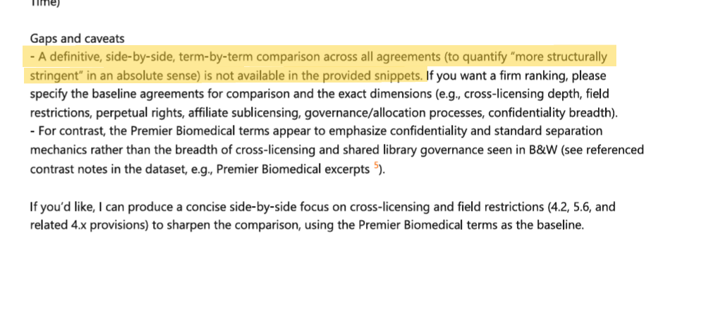 Cassandra concluding considerations screenshot.